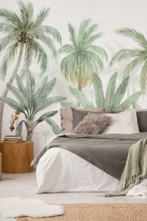 Wild Palms Bedroom Wallpaper N352