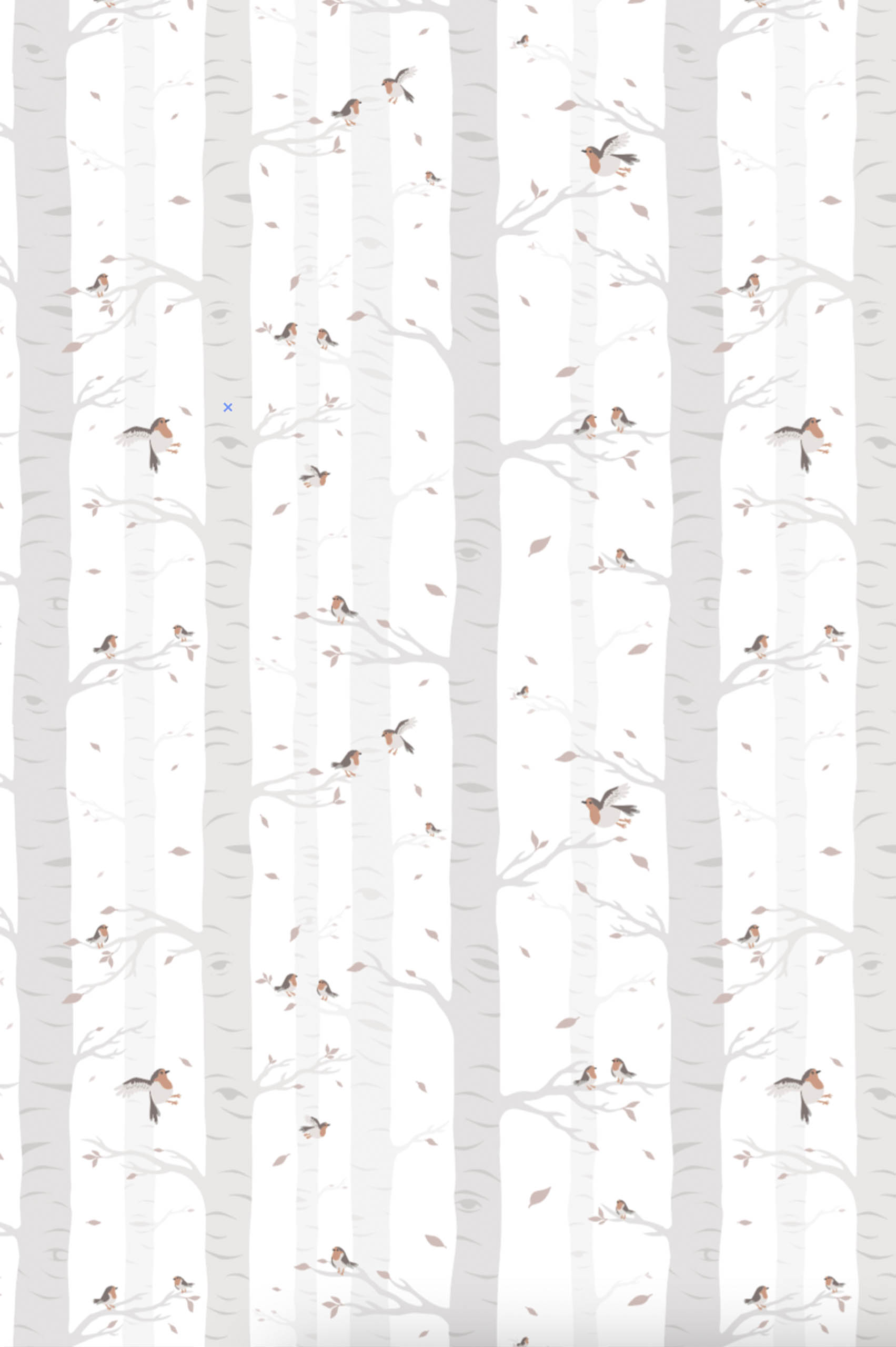 n354-blanc motif motif papier peint foret bouleau blanc panoramique