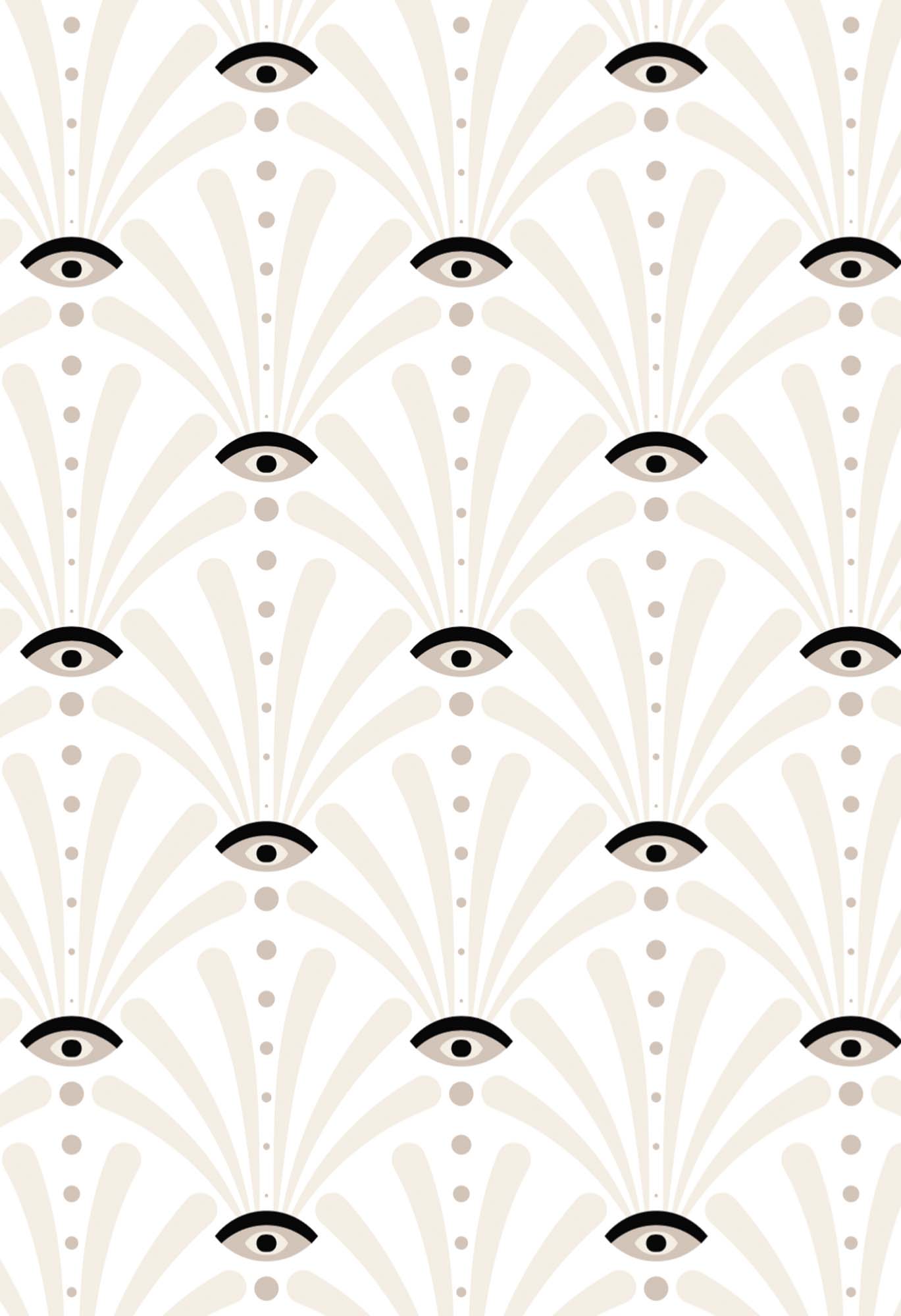 N389 Art Deco Beige Pattern Beige pattern wallpaper look at Art Deco Luxe Nouveau