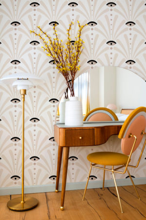 beige office wallpaper look at art deco luxe nouveau