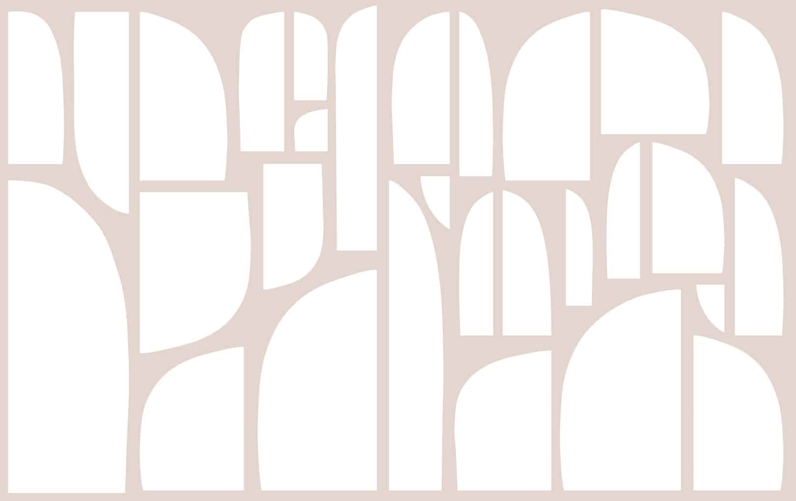 N390-Beige beige pattern abstract panoramic windows wallpaper