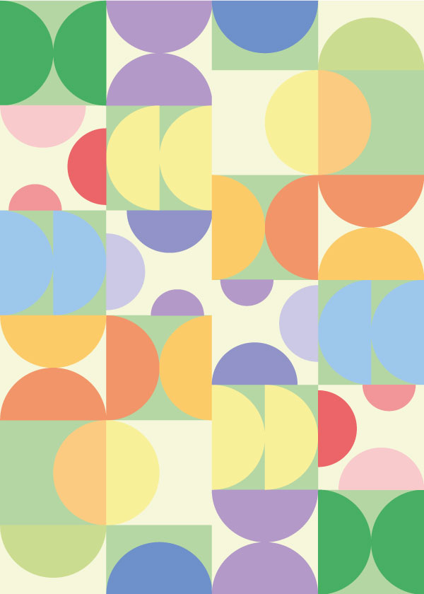 geometric wallpaper semi circle tart urban pop N426 multicolor pattern geometric wallpaper semi circle tart urban pop N426 multicolor pattern