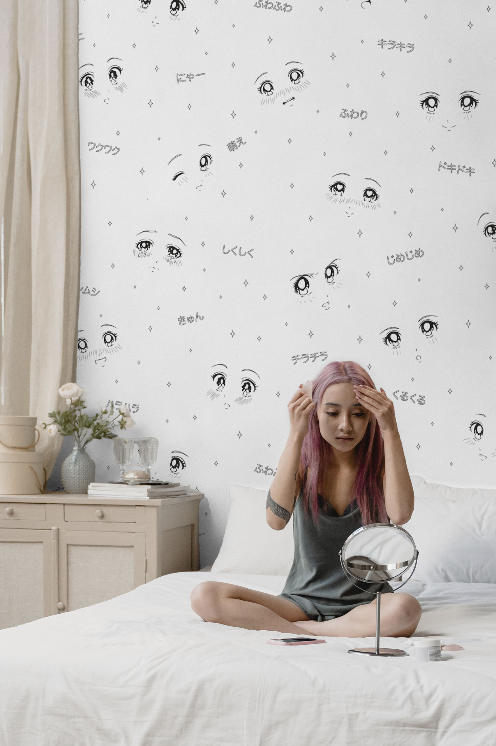 N444 black bedroom wallpaper manga passion japon bedroom black panoramic wallpaper manga passion japan