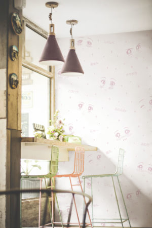 espace public rose papier peint panoramique manga passion japon