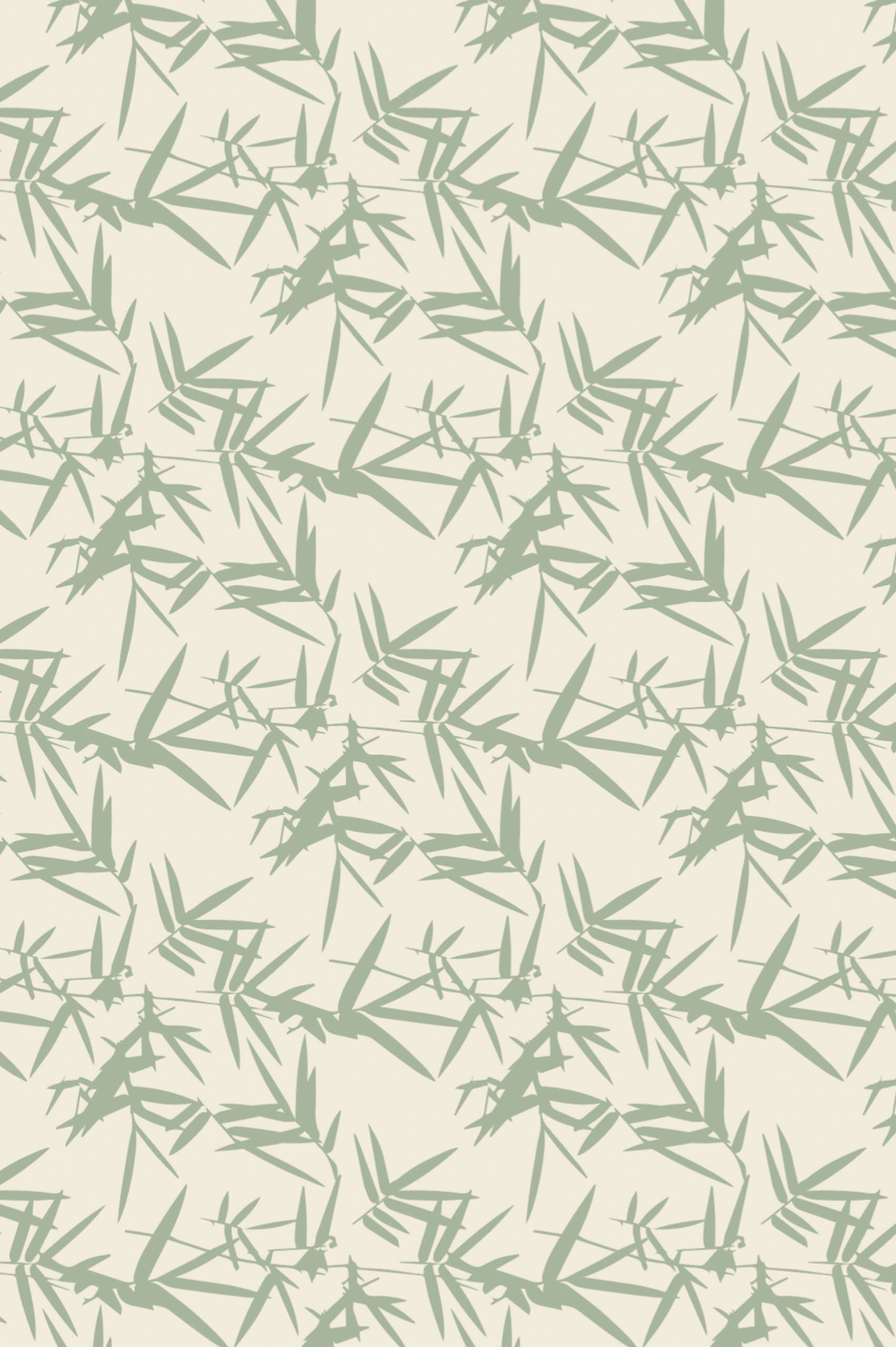 Dark Green Pattern Plant Bamboo Leaves Wallpaper