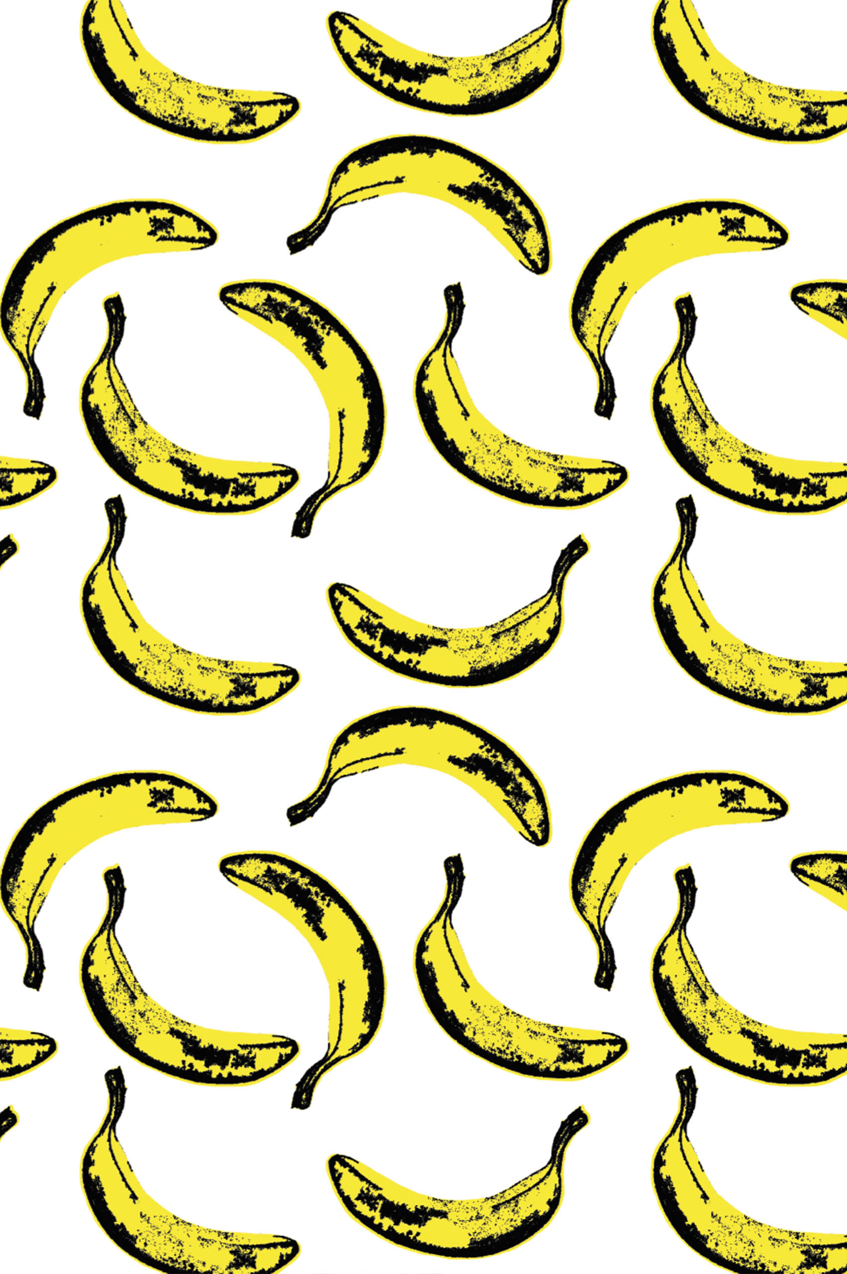 n440 yellow banana pop art wallpaper pattern yellow pattern banana pop art wallpaper