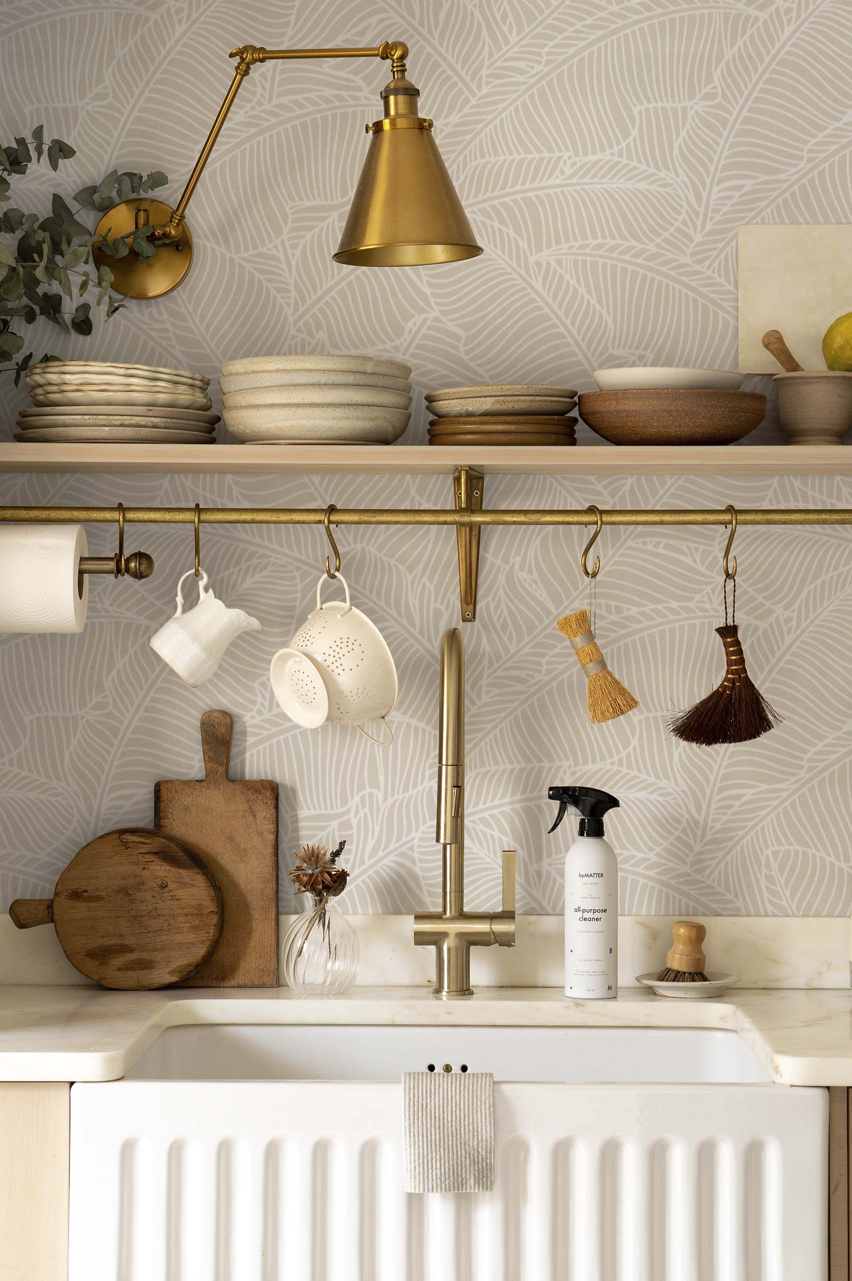 n441 beige kitchen wallpaper Banana Jungle Chic beige kitchen wallpaper Banana Jungle Chic Vegetable