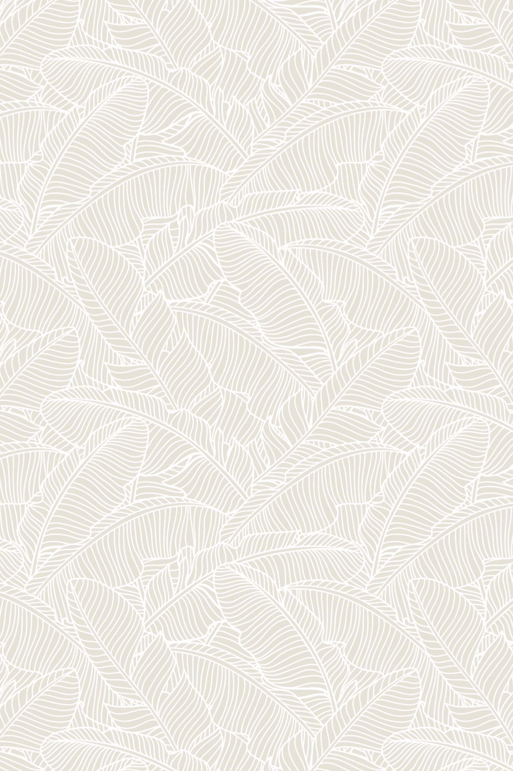 n441 Banana Tree Jungle Wallpaper Chic Beige Pattern beige pattern wallpaper Banana Jungle Chic Vegetal