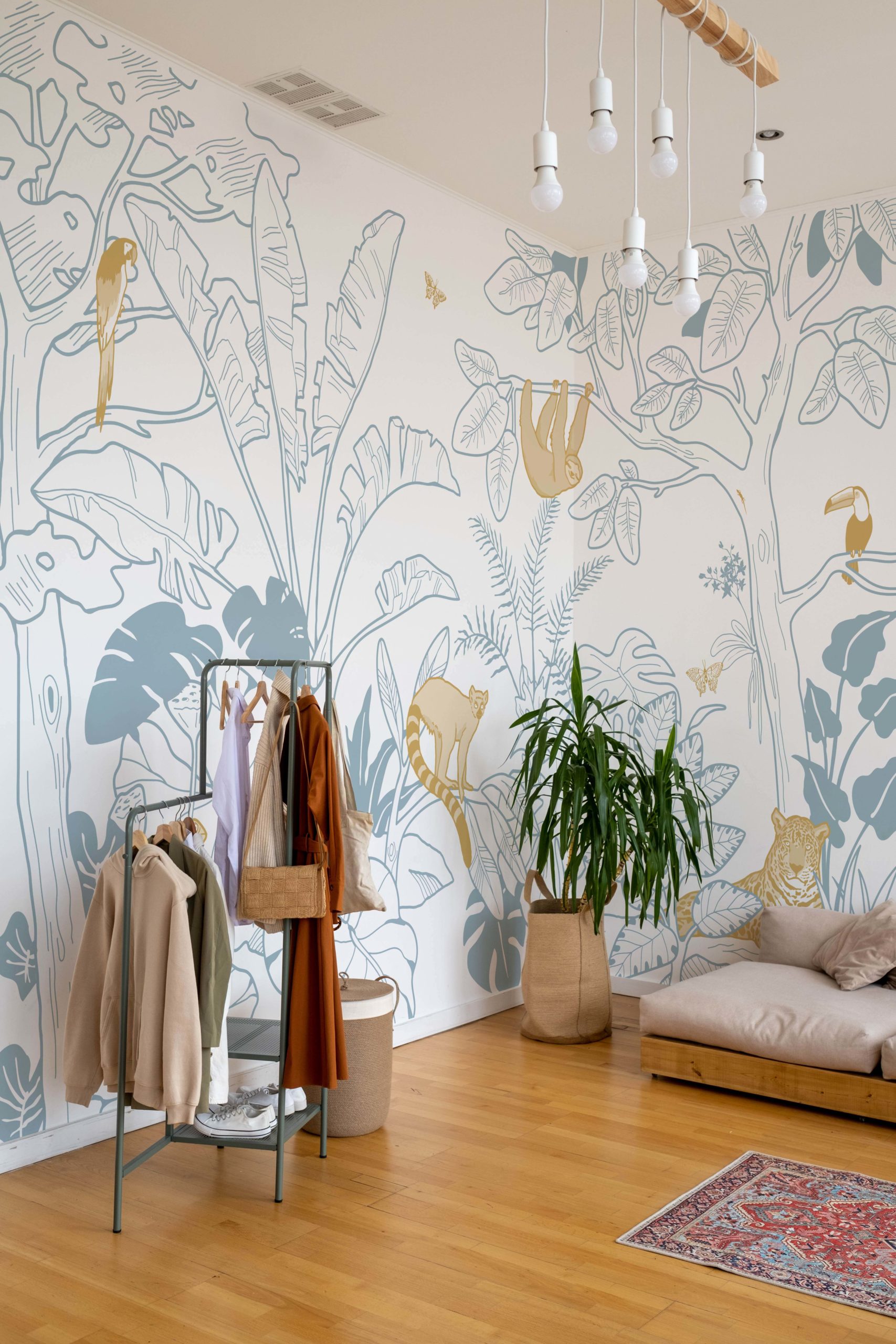wallpaper n455: Two-tone jungle