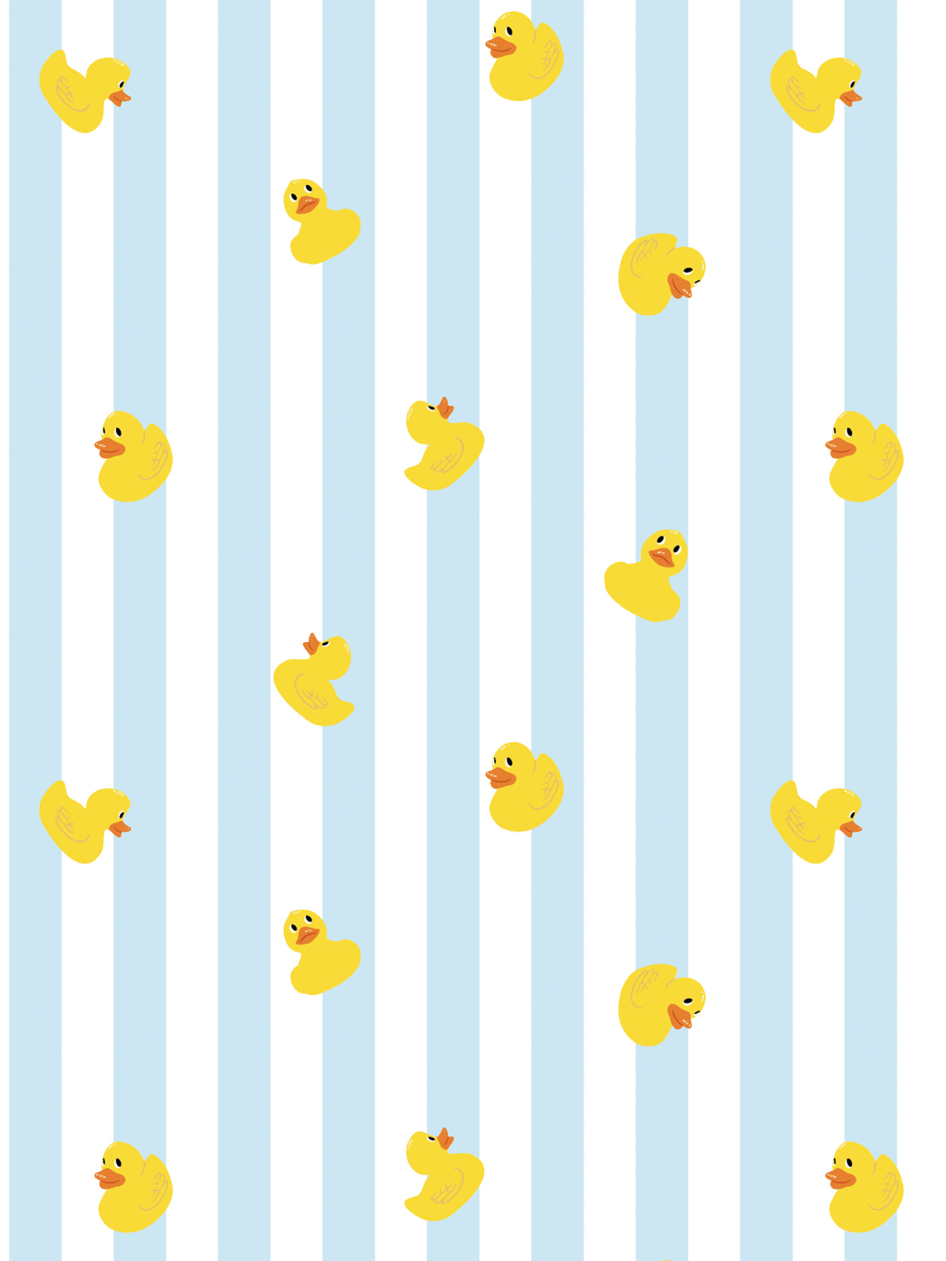N466 bleu motif motif bleu papier peint canard jaune jouet zinzin