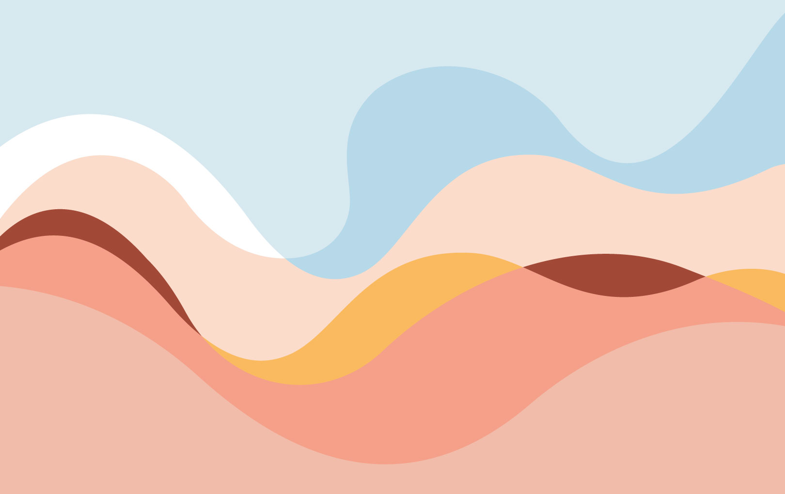 Orange Pattern Wallpaper Ripples Panoramic Urban Pop