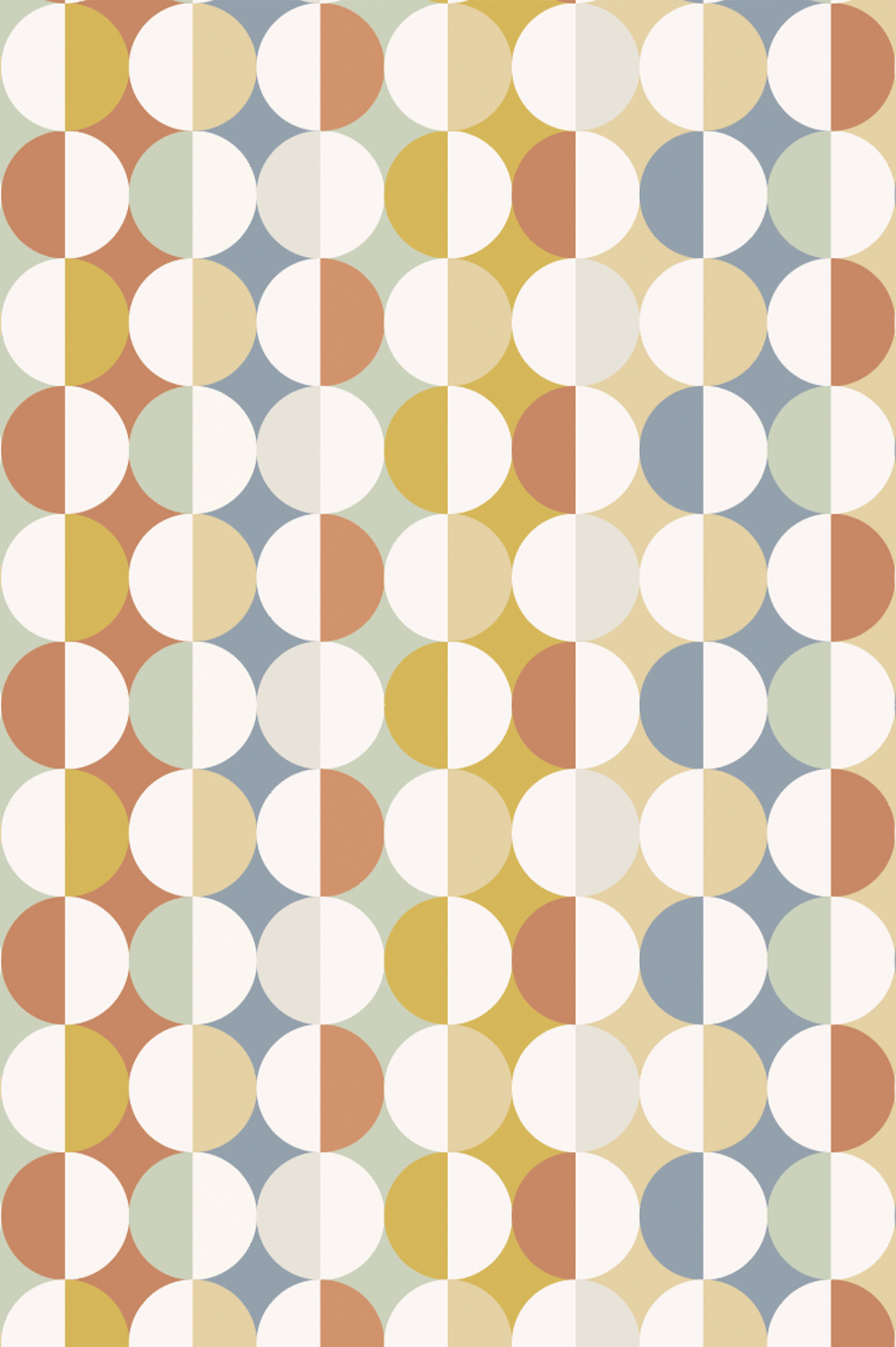 N468 Multicolor Geometric Vintage Spherical Duo Wallpaper Pattern Multicolor Geometric Vintage Spherical Duo Wallpaper Pattern