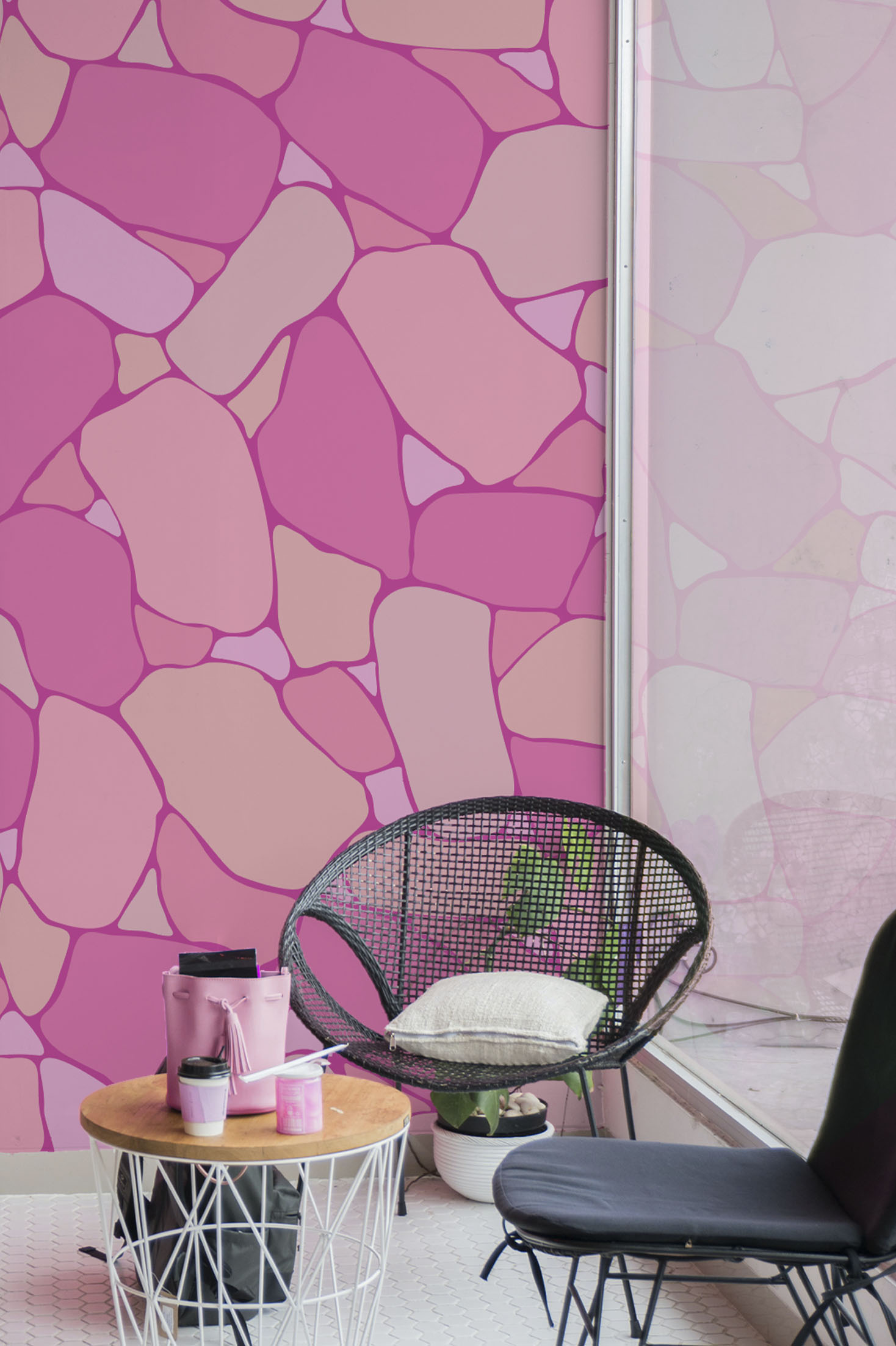 n470 espaces publics wallpaper mosaic pink barbie pop urban espace public rose wallpaper mosaic rose barbie pop urban