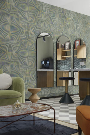 espace public papier peint résonance art déco panoramique élégant