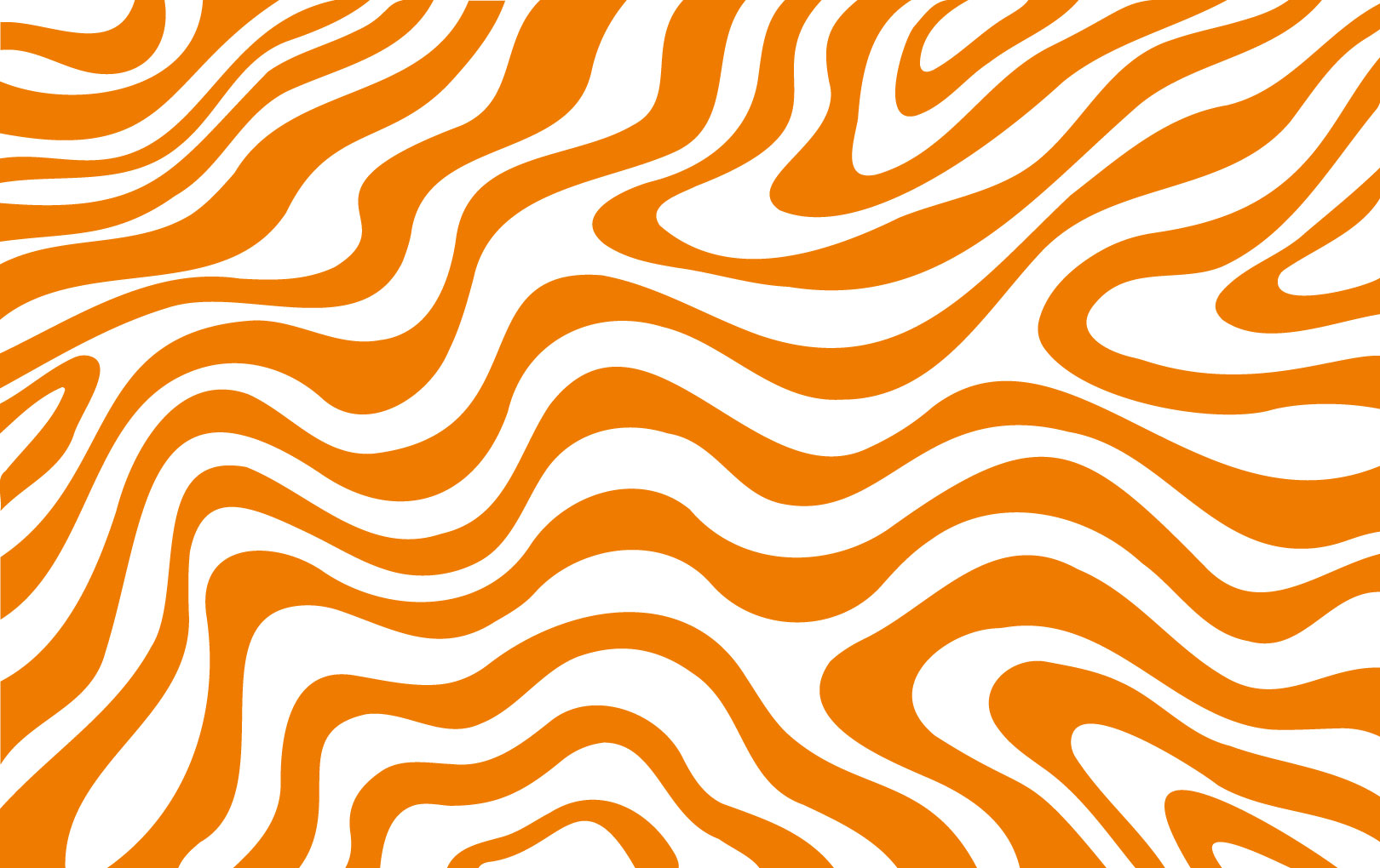 orange pattern wallpaper waves groovy undulations vintage pop urban