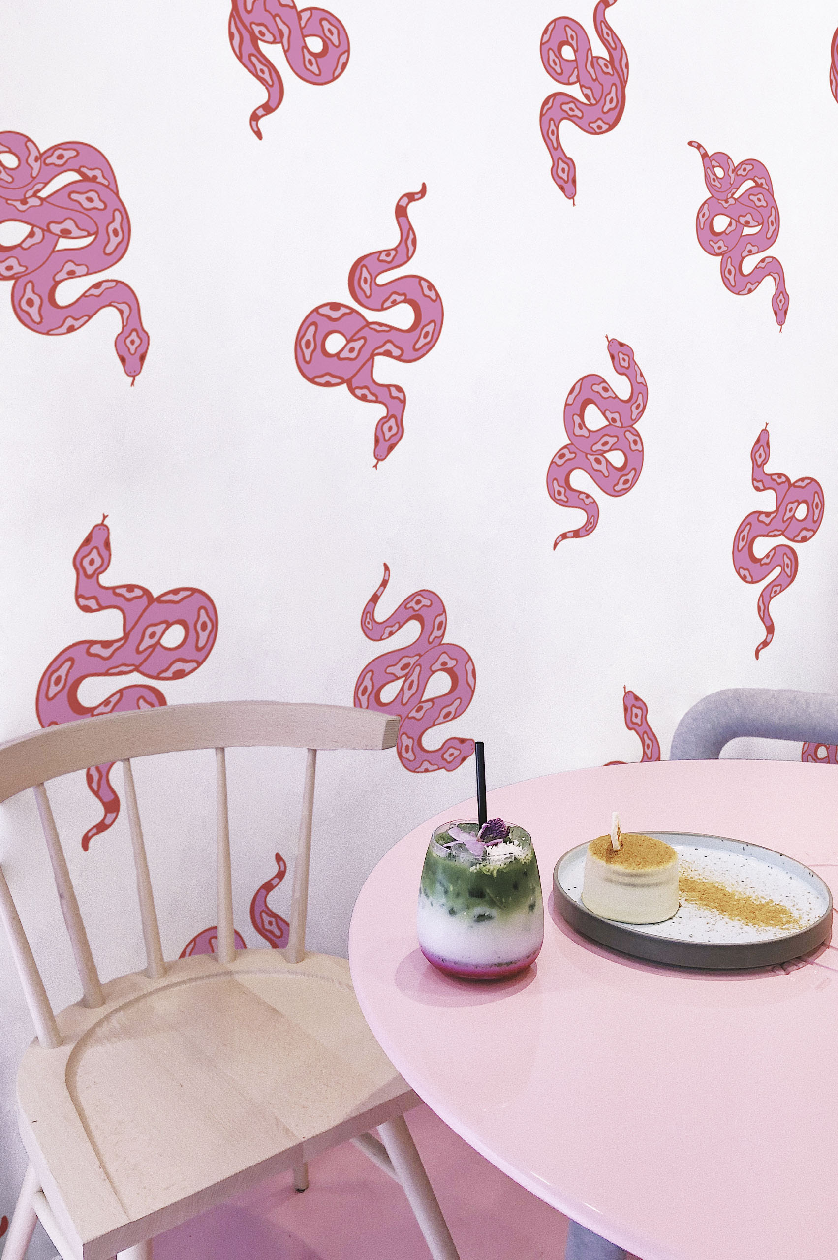 n503 espaces publics wallpaper snake pink pop animal espace public wallpaper snake pink pop animal