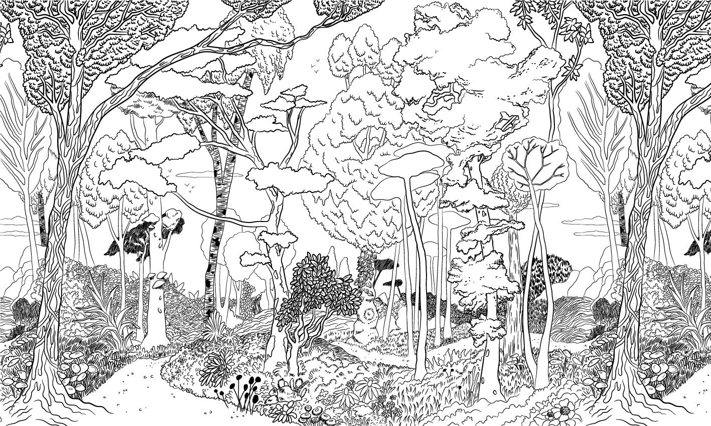 n510 papel pintado blanco y negro panoramico bosque jardin n510 papel pintado blanco y negro panoramico bosque jardin