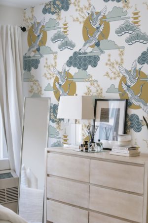 chambre dore papier peint parenthèse japonaise panoramique