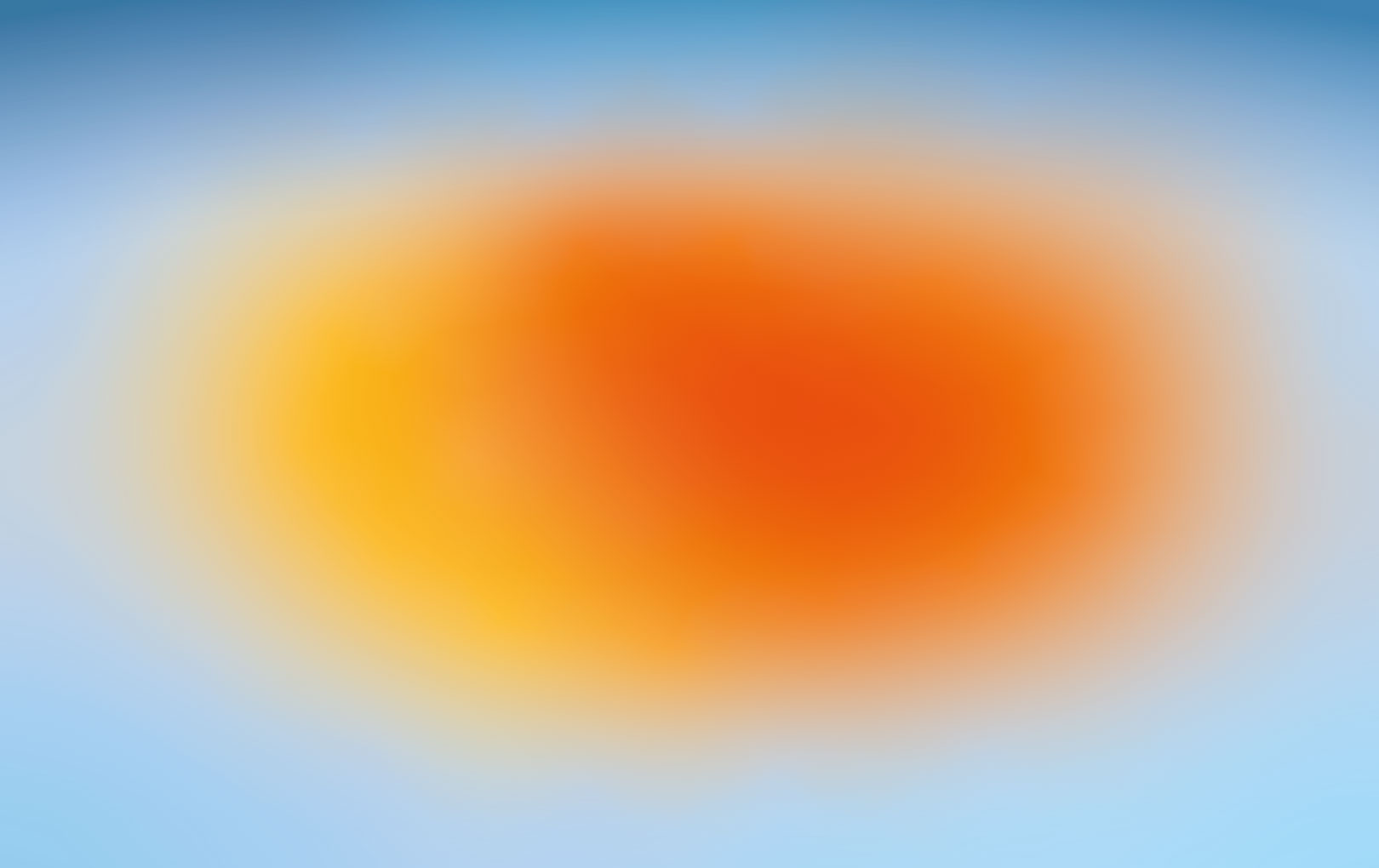 motif orange dégradé papier peint halo lumineux panoramique pop