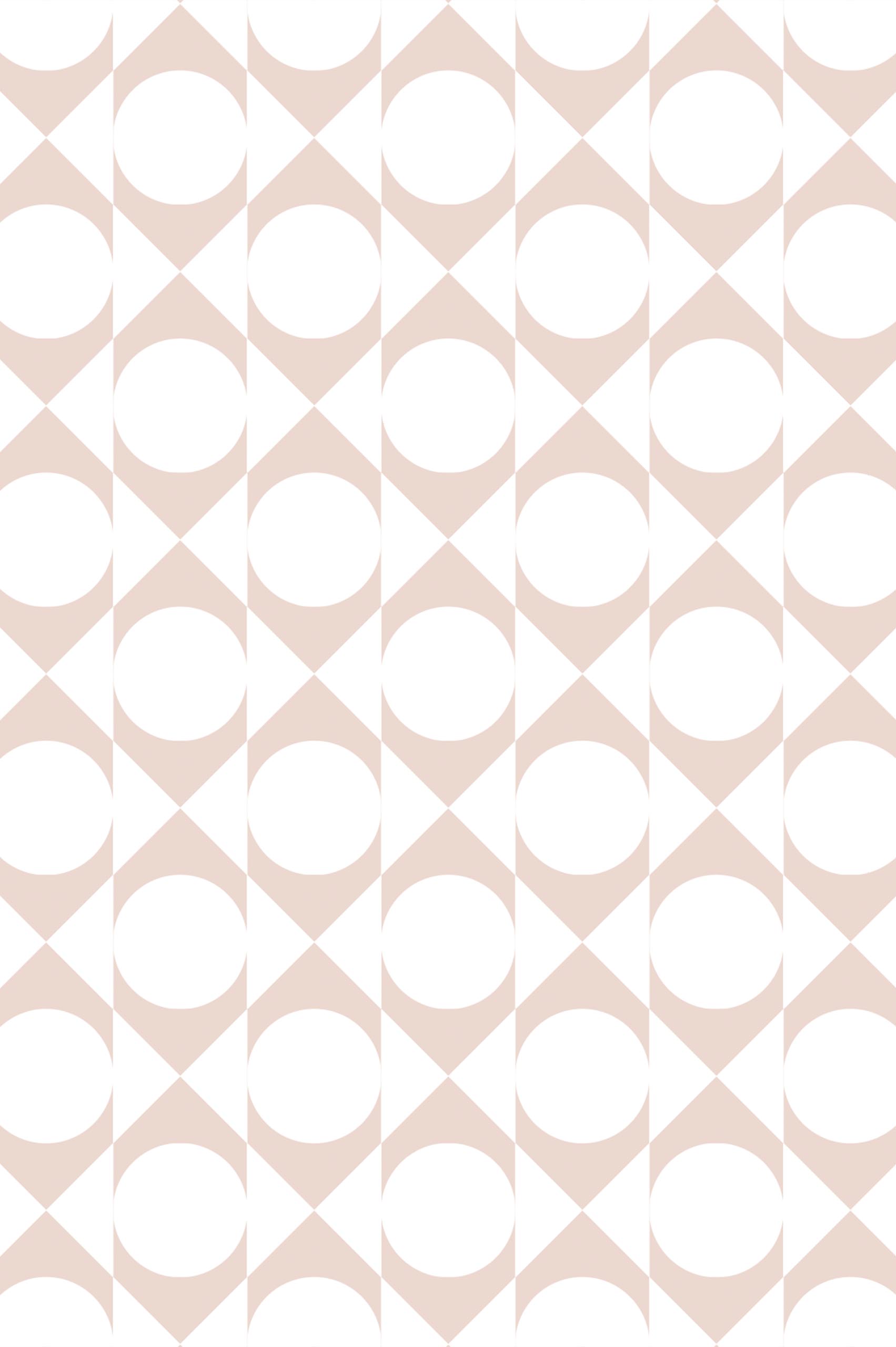 pink pattern geometric harmony wallpaper