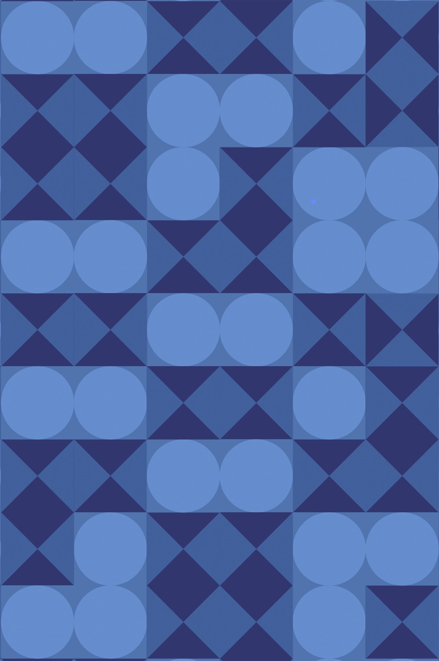 Blue Pattern Geometric Combination Wallpaper Diamond Circle