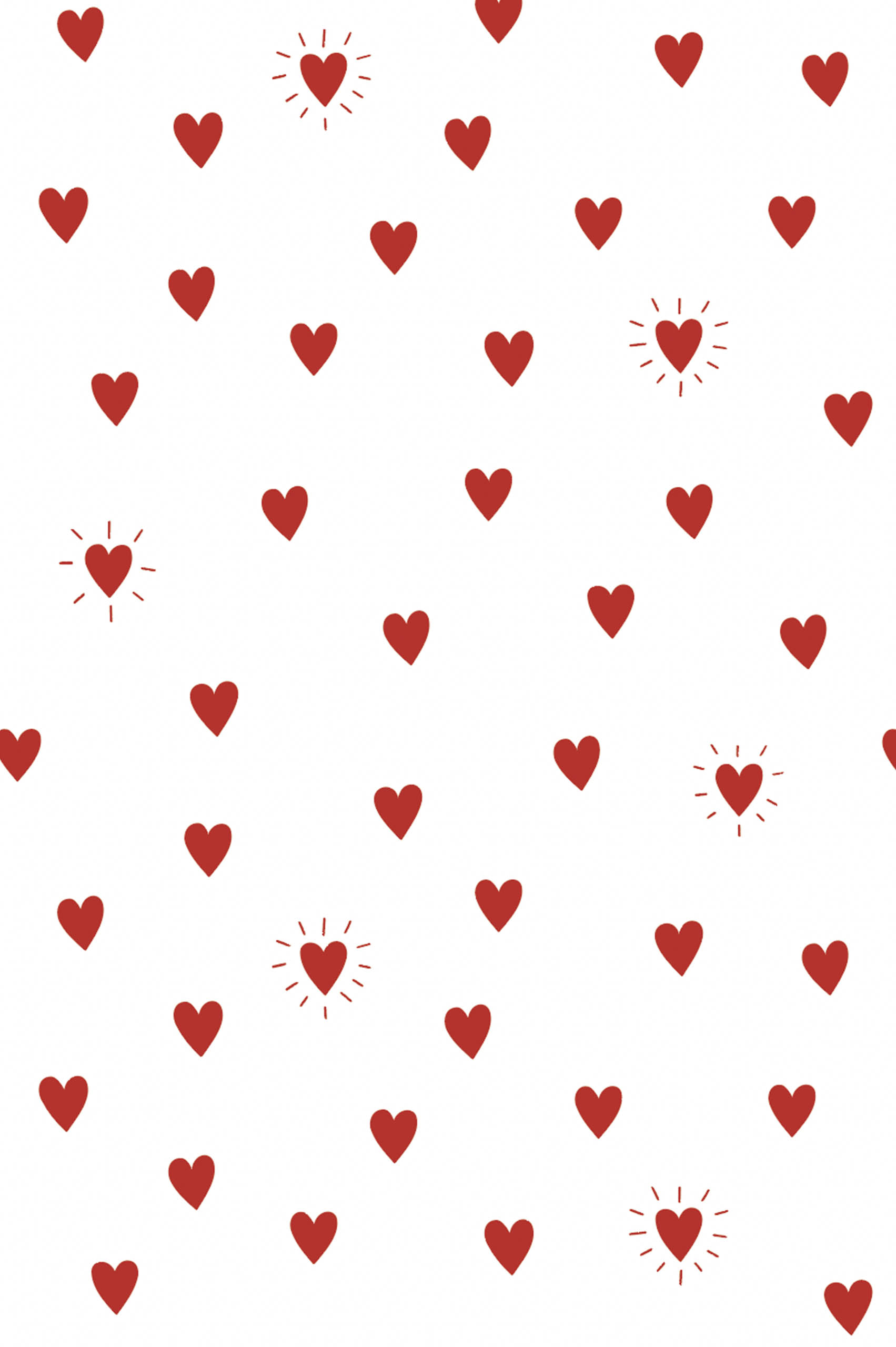 wallpaper 540 Radiant Hearts red pattern