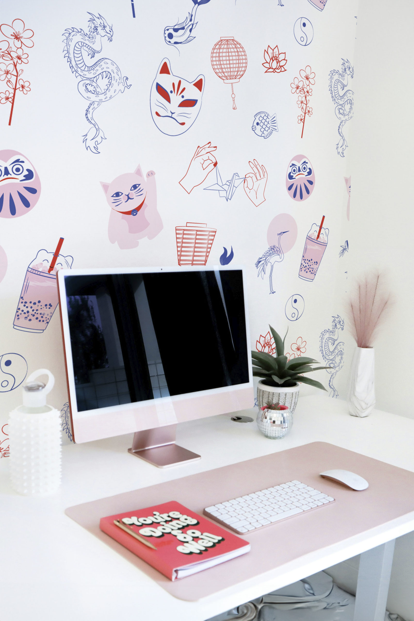 Japanese wallpaper symbols office