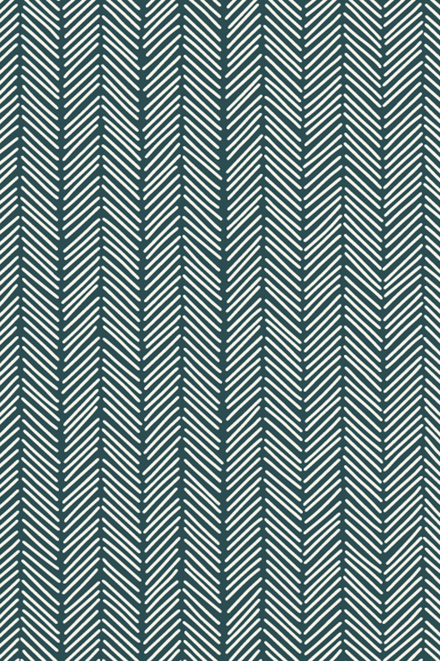Herringbone Green Pattern Wallpaper