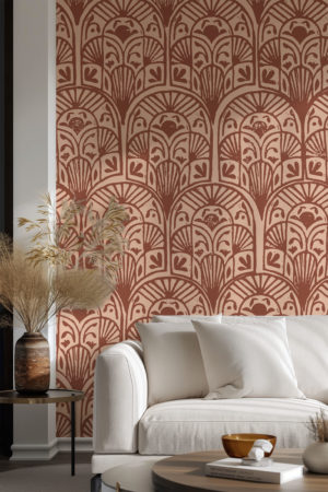 N°606 : Wallpaper - Arches Florales-salon
