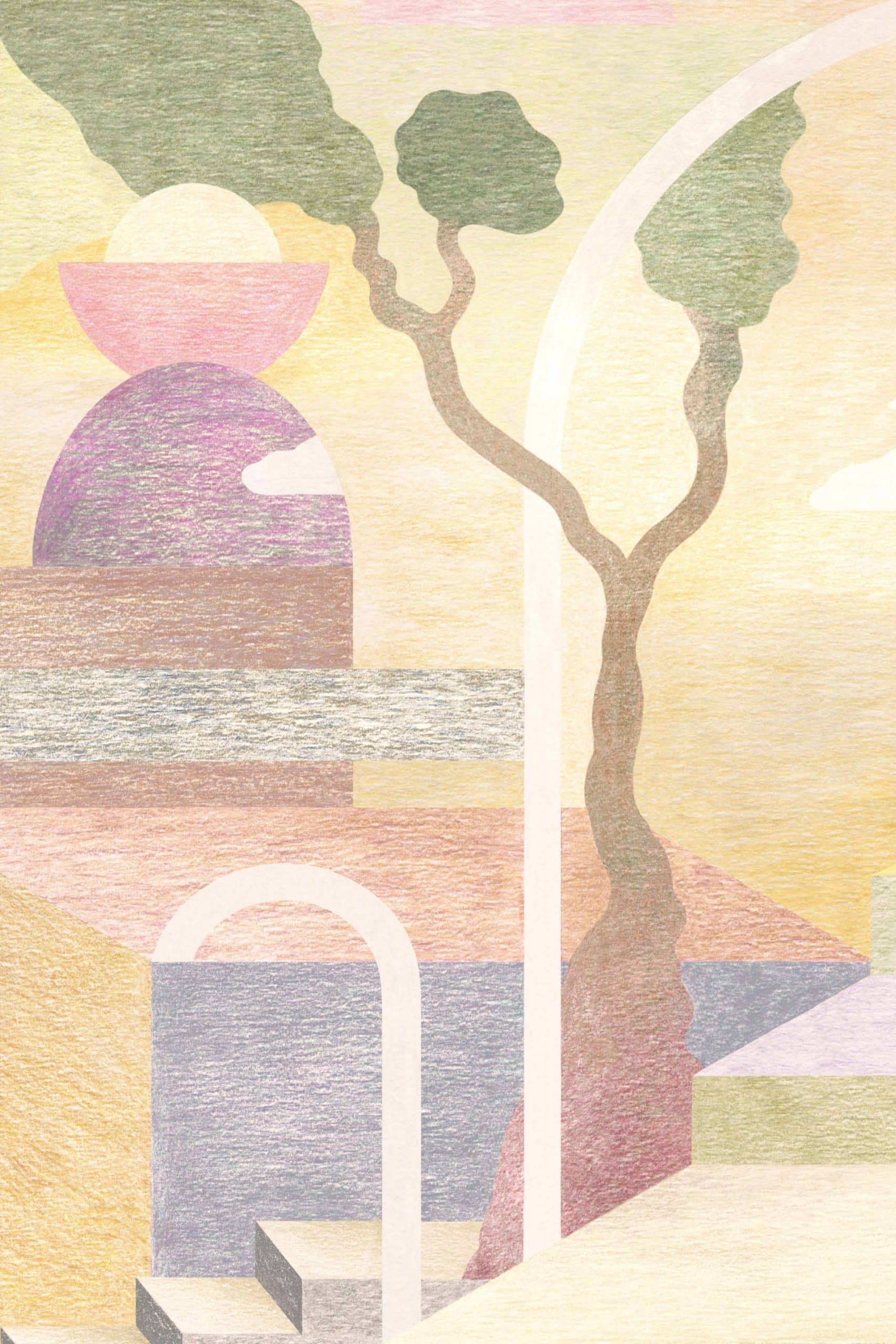 Anne Suze Dream City Wallpaper Pattern Anne Suze Dream City Wallpaper Pattern