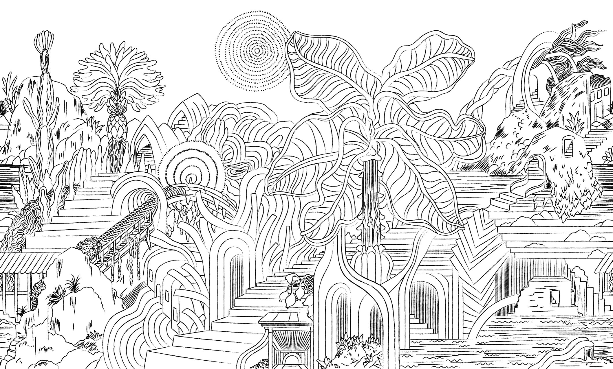 N°596 Mystic Passage Wallpaper configurator