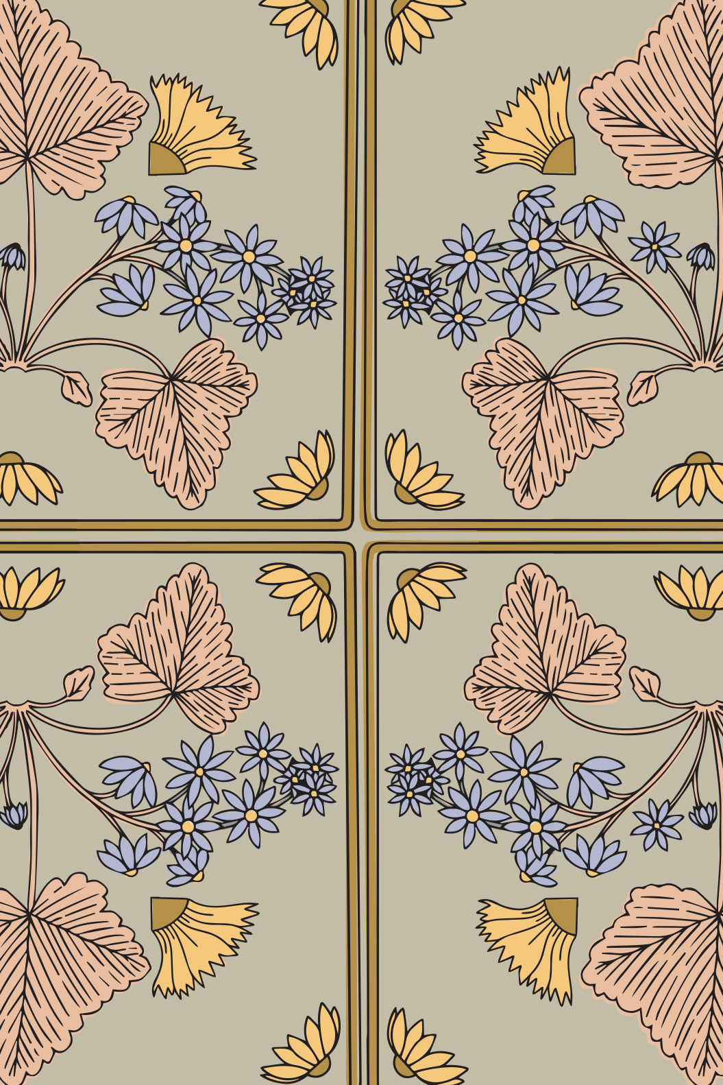 Vintage n602_zoom_Floraison Vintage n602_zoom_Floraison