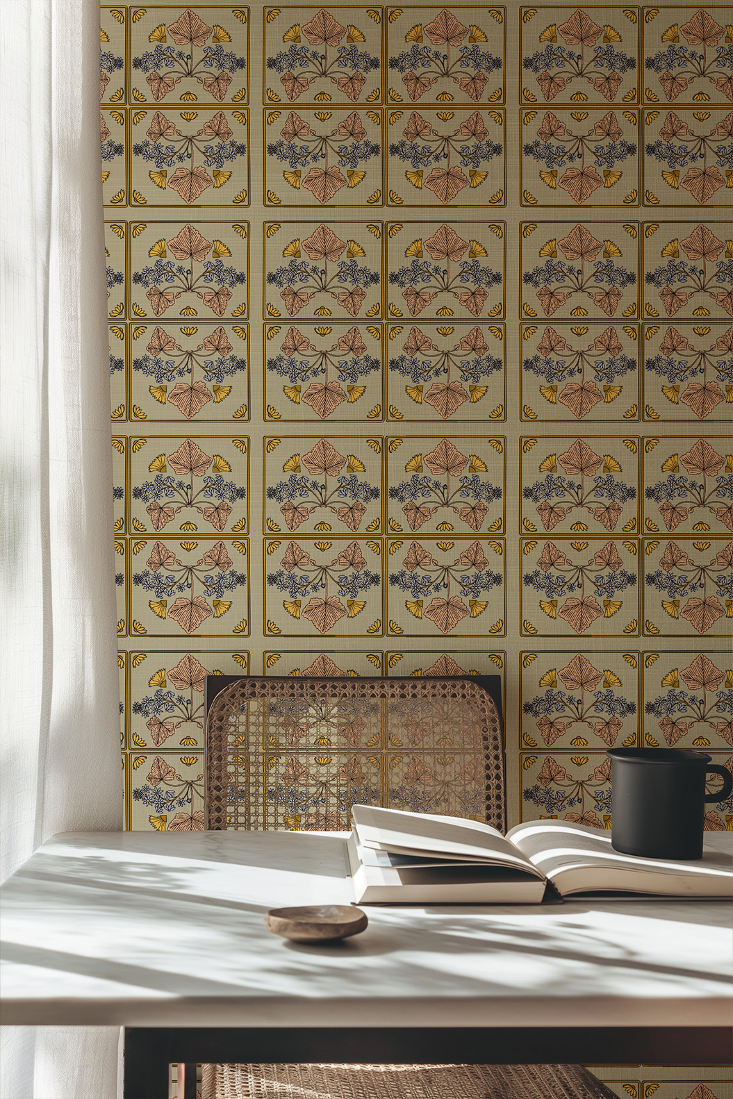 Vintage n602_bureau_Floraison Vintage n602_bureau_Floraison