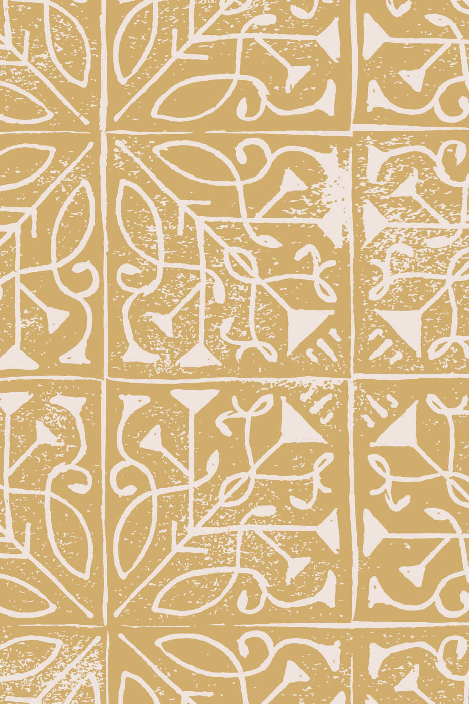 N°604 : Wallpaper - Arabesque Botanique_zoom