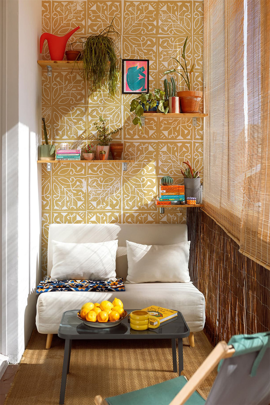 N°604 : Wallpaper - Arabesque Botanique_balcon