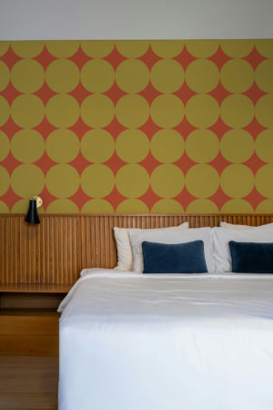 N°622 :  Cercles Rétro - vert - chambre.