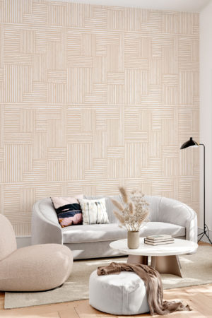 N°624 :  Tissages Solaires - beige - salon.