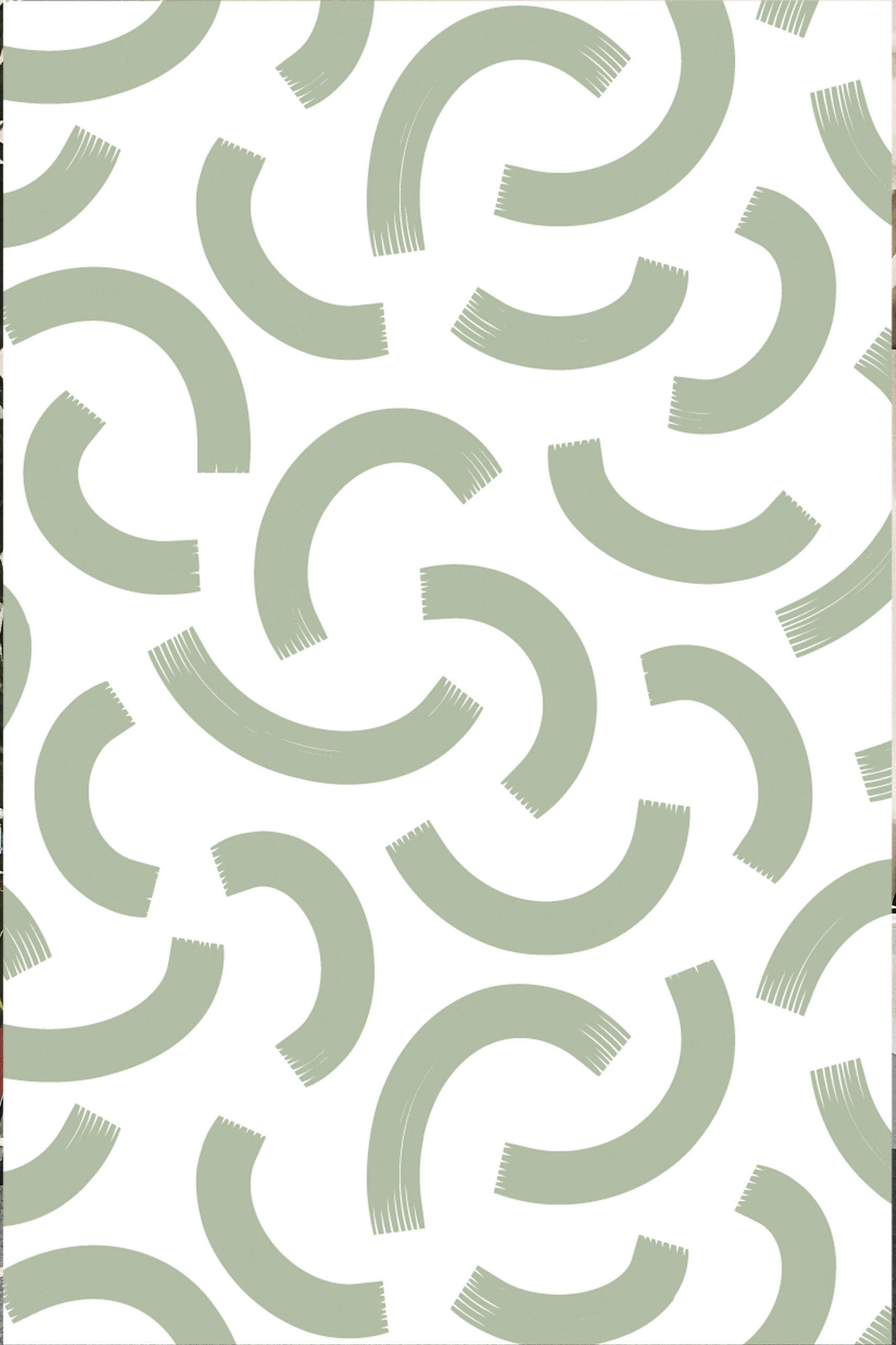 Nº629 : Dance of the Curves - green - motif. N°629 : Dance of the Curves - green - motif.