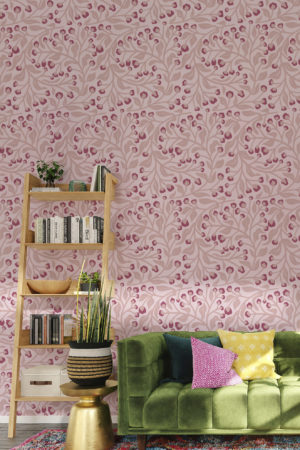 N°636 :  Arborescence  - rose - salon