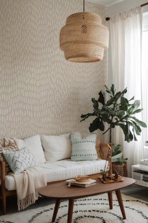 N°639 : Grain Sauvage - orange - salon.