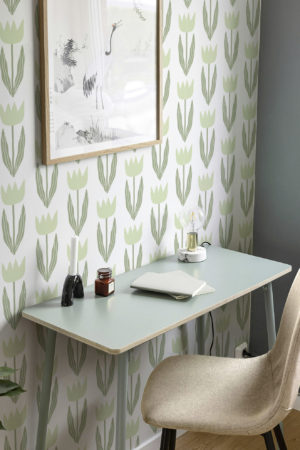 N°640 : Wild Tulips - green - office