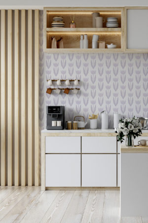 N°640 :  Tulipes Sauvages - violet - cuisine