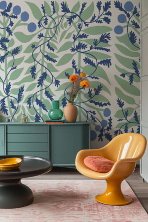 N°641 : Vegetal Escape - Green - Salon.