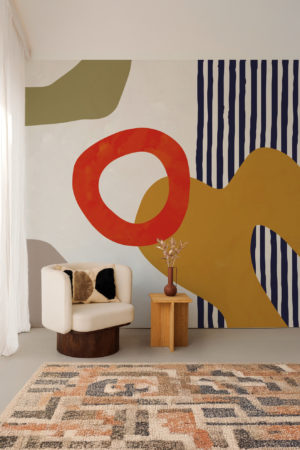 N°643 : Urban Vortex - green - living room