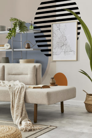 N°644 :  Éclipse Moderne - multicolore - salon