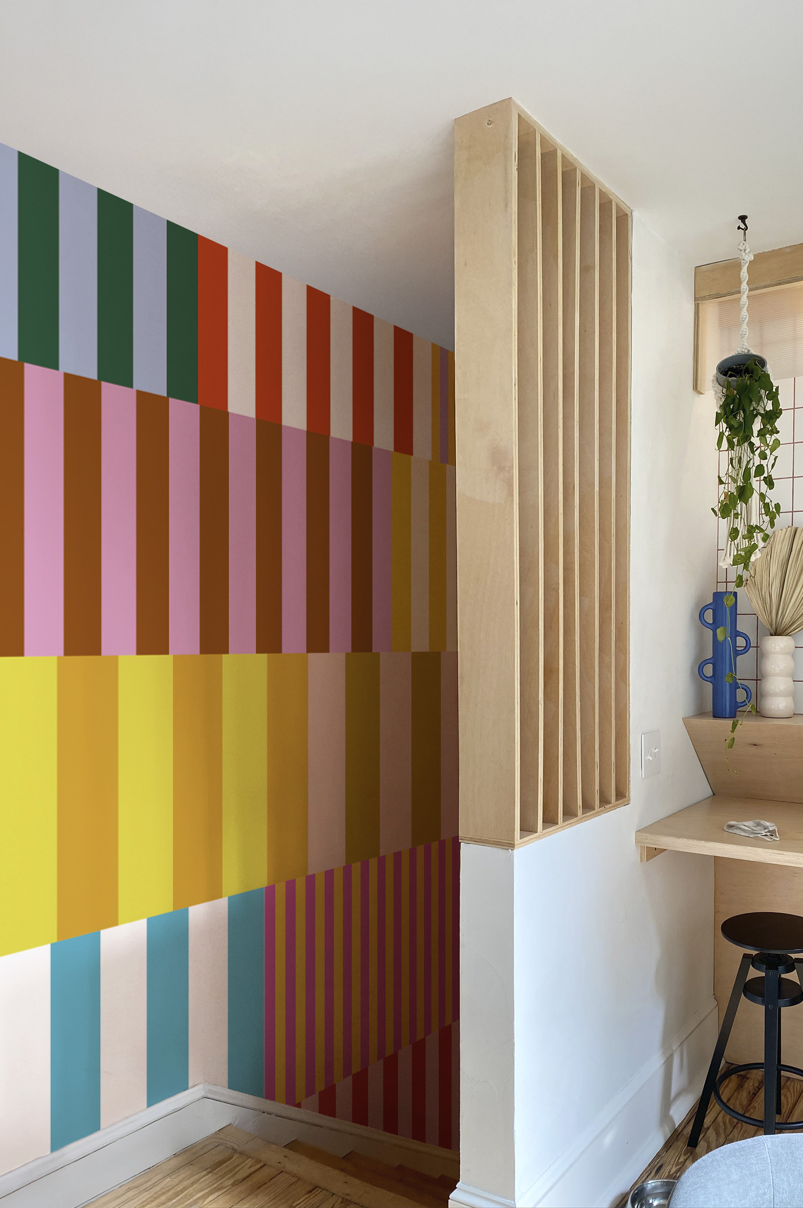 Nº646 : Ritmo cromático - Multicolor - Corredor N°646 : Ritmo cromático - Multicolor - Corredor