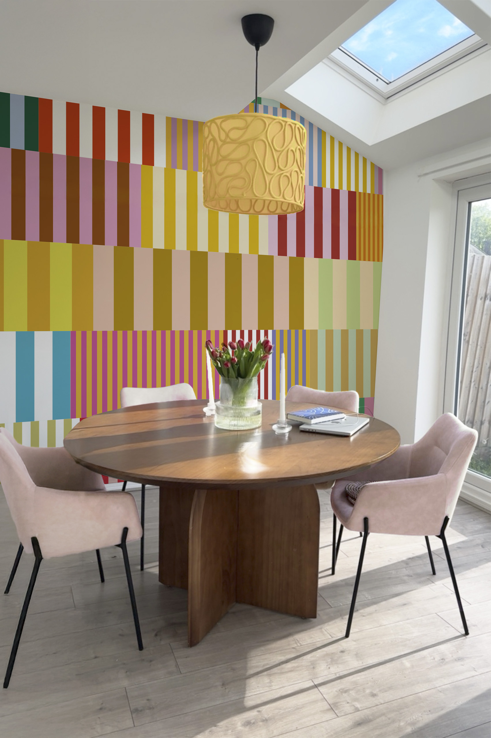 Nº646 : Ritmo cromático - multicolor - salón N°646 : Ritmo cromático - multicolor - salón