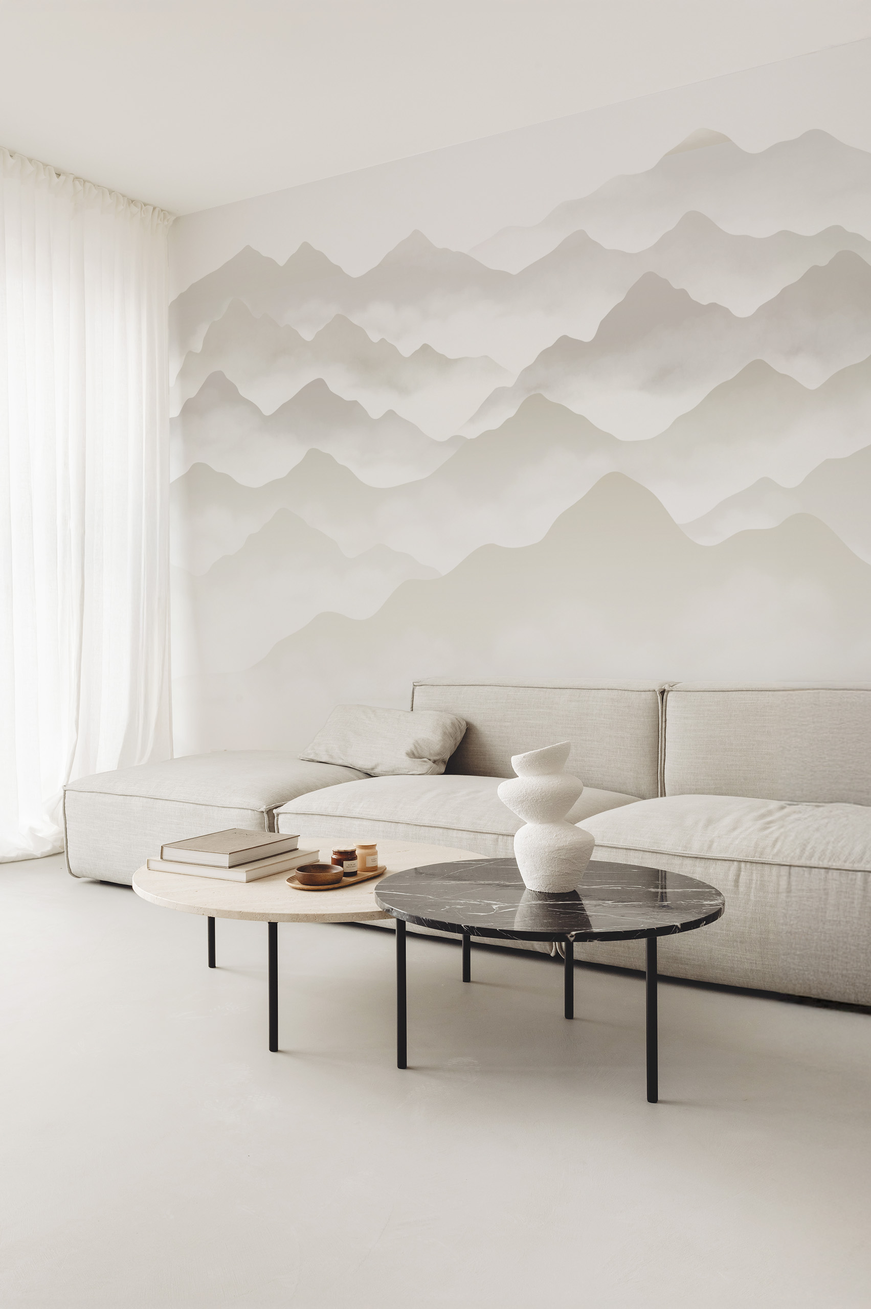 Nº642 : Mists of the Peaks - beige - living room. N°642 : Mists of the Peaks - beige - living room.