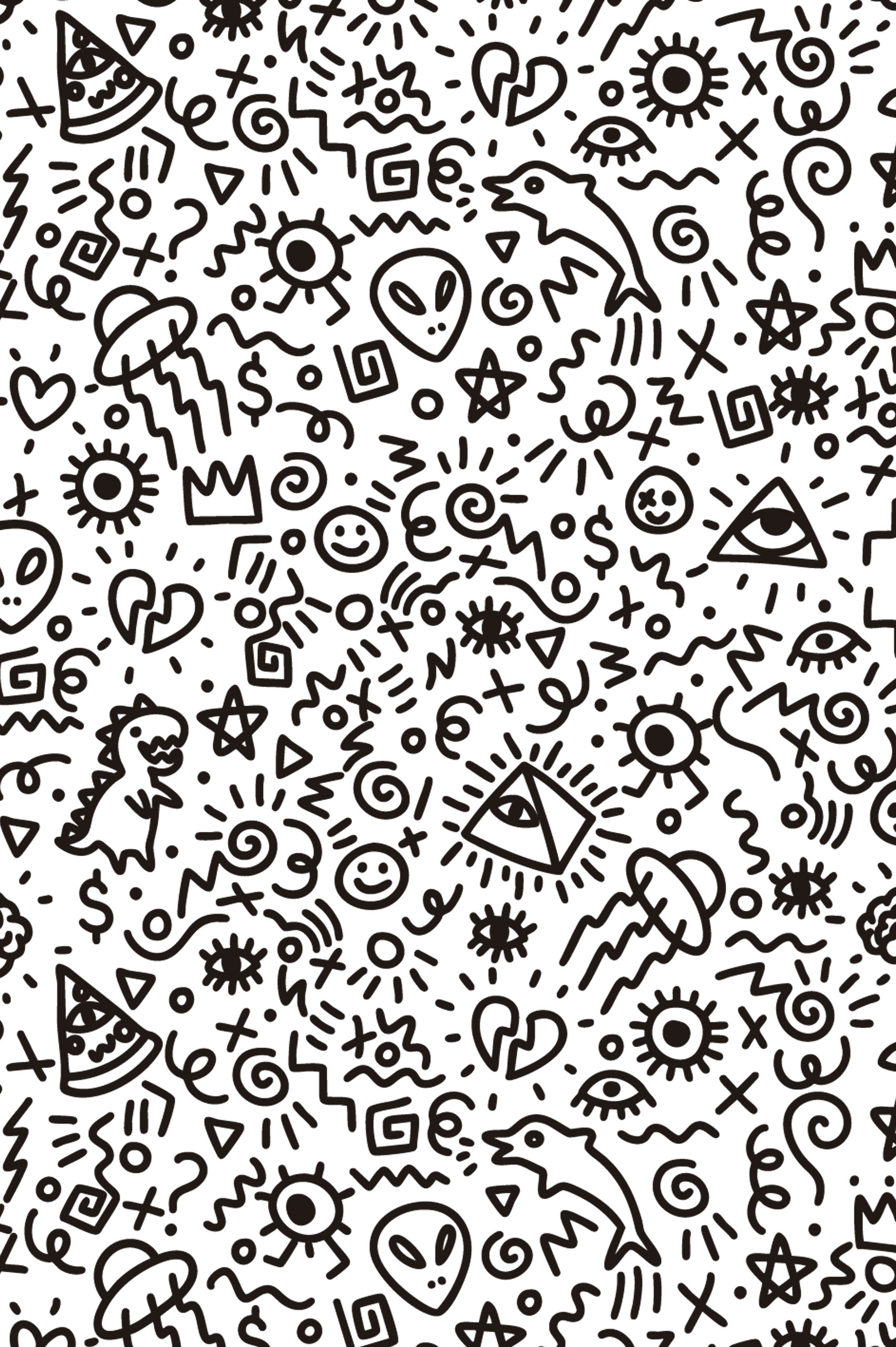 Nº648 : Doodle Universe - pattern. N°648 : Doodle Universe - pattern.