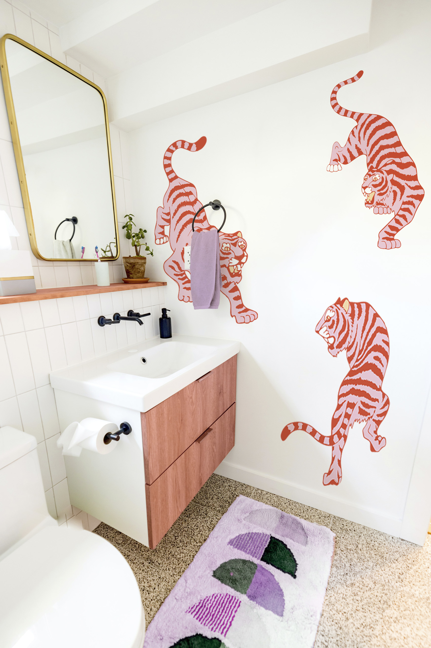 n113 rose salle de bain